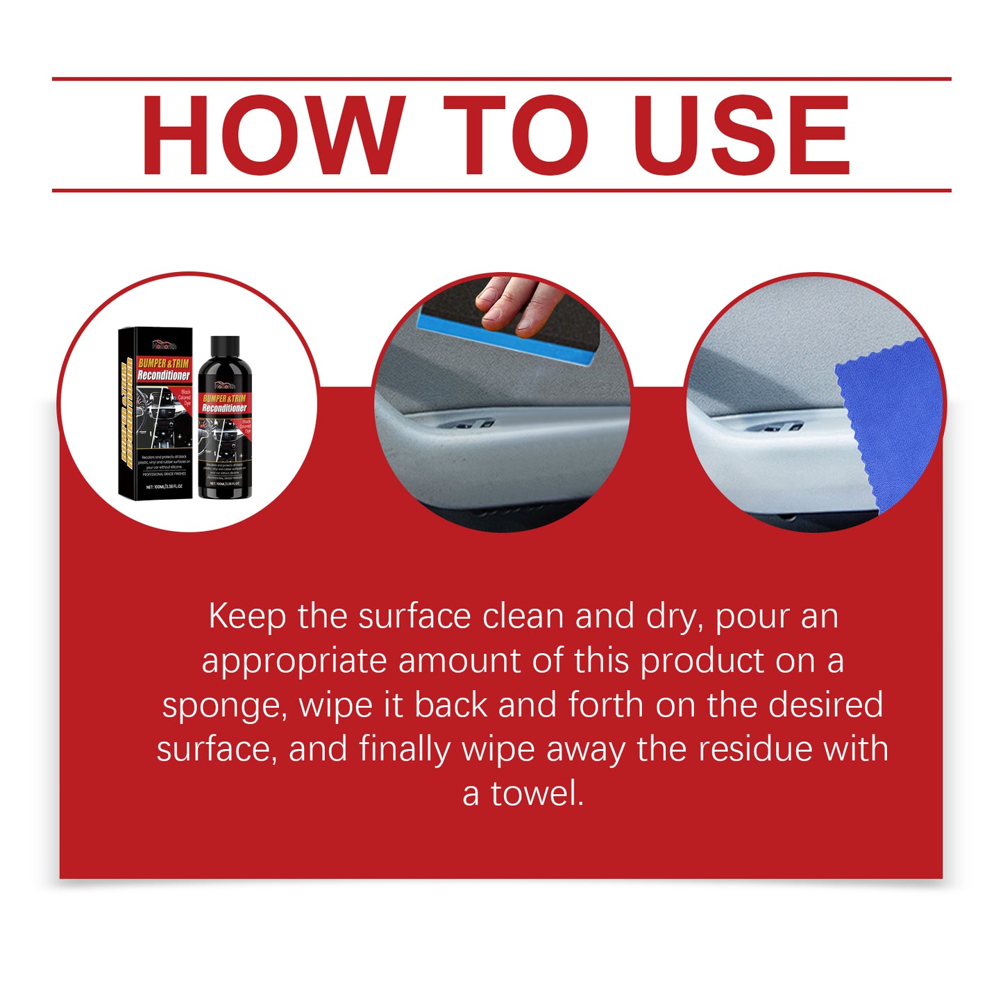 Homonth Bumper & Trim Reconditioner