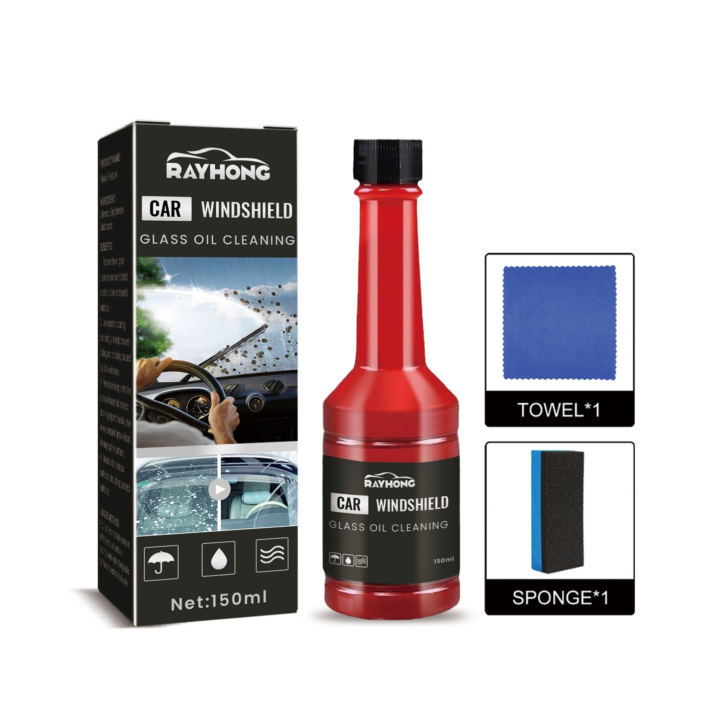 Car Windshield Cleaner With Drainage