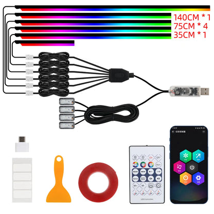 Led Strip RGB, With Contol And Mobile App